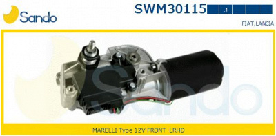 SANDO swm301151 -  Двигатель стеклоочистителя