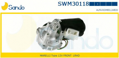 SANDO swm301181 -  Двигатель стеклоочистителя