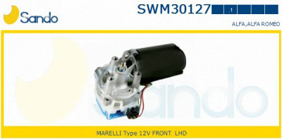SANDO swm301271 -  Двигатель стеклоочистителя