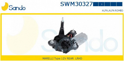SANDO swm303271 -  Двигатель стеклоочистителя