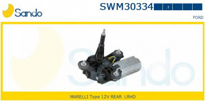 SANDO swm303341 -  Двигатель стеклоочистителя