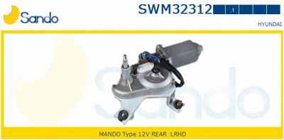 SANDO swm323121 - Двигатель стеклоочистителя