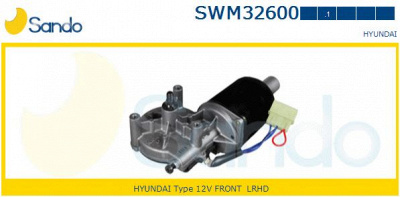 SANDO swm326001 - Двигатель стеклоочистителя