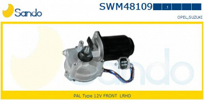 SANDO swm481091 -  Двигатель стеклоочистителя