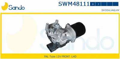SANDO swm481111 -  Двигатель стеклоочистителя