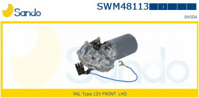 SANDO swm481131 -  Двигатель стеклоочистителя