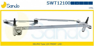SANDO swt121001 -  Система тяг и рычагов привода стеклоочистителя