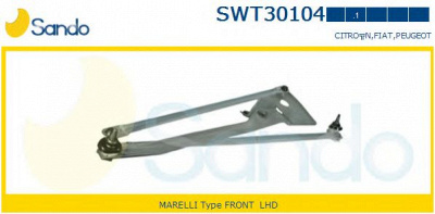 SANDO swt301041 -  Система тяг и рычагов привода стеклоочистителя