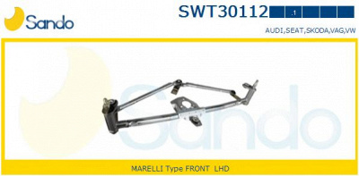 SANDO swt301121 -  Система тяг и рычагов привода стеклоочистителя
