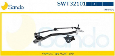 SANDO swt321011 -  Система тяг и рычагов привода стеклоочистителя