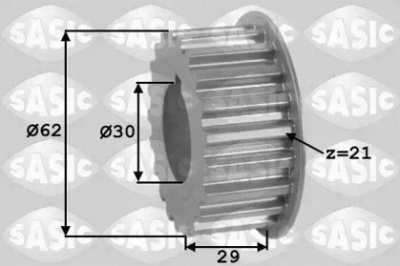 SASIC 1600001 -  Шестерня, коленчатый вал
