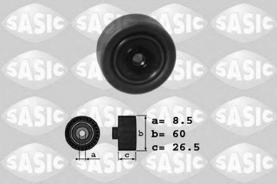 SASIC 1620008 -  Натяжитель ремня, клиновой зубча