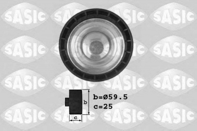 SASIC 1620031 -  Паразитный / ведущий ролик, поликлиновой ремень