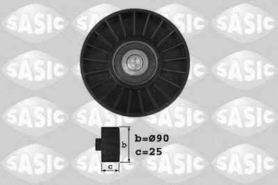 SASIC 1620049 -  Паразитный / ведущий ролик, поликлиновой ремень