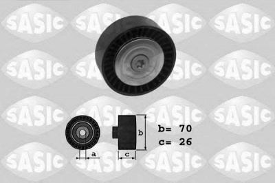 SASIC 1626013 -  Паразитный / ведущий ролик, поликлиновой ремень