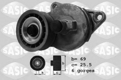 SASIC 1626085 -  Натяжитель ремня, клиновой зубча