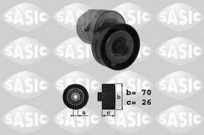 SASIC 1626090 -  Натяжитель ремня, клиновой зубча