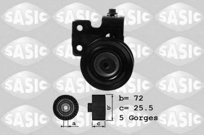 SASIC 1626105 -  Натяжитель ремня, клиновой зубча