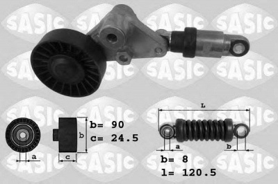 SASIC 1626154 -  Натяжитель ремня, клиновой зубча