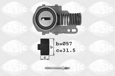 SASIC 1700006 -  Натяжной ролик, ремень ГРМ