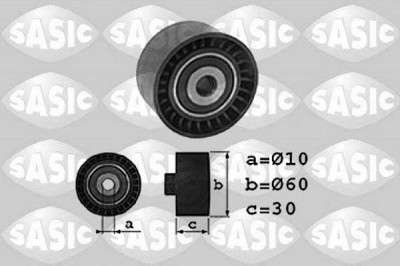 SASIC 1700014 -  Паразитный / Ведущий ролик, зубчатый ремень