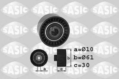 SASIC 1700028 -  Паразитный / Ведущий ролик, зубчатый ремень