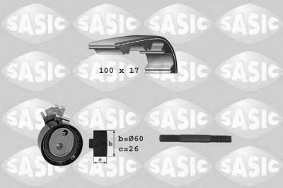 SASIC 1750002 -  Комплект ремня ГРМ