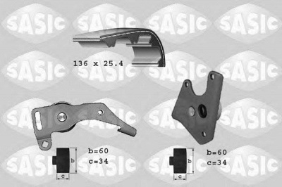 SASIC 1750003 -  Комплект ремня ГРМ