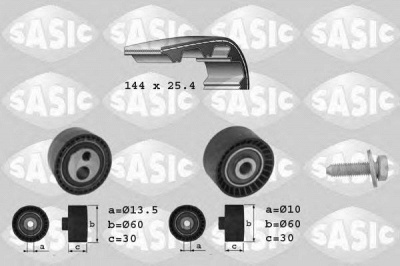 SASIC 1750012 -  Комплект ремня ГРМ