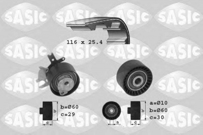 SASIC 1750014 -  Комплект ремня ГРМ