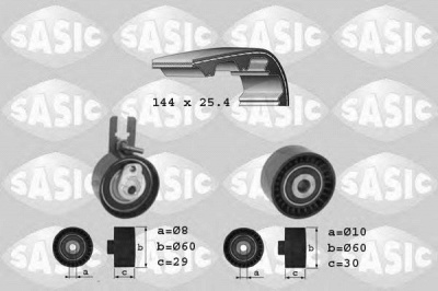 SASIC 1750017 -  Комплект ремня ГРМ
