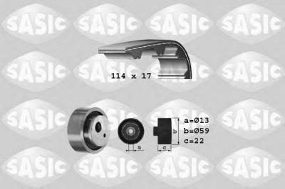 SASIC 1750024 -  Комплект ремня ГРМ