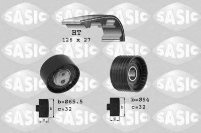 SASIC 1754001 -  Комплект ремня ГРМ