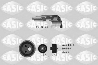 SASIC 1754005 -  Комплект ремня ГРМ