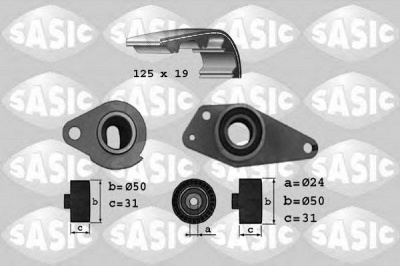 SASIC 1754017 -  Комплект ремня ГРМ