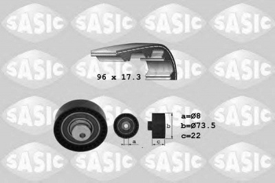 SASIC 1754022 -  Комплект ремня ГРМ