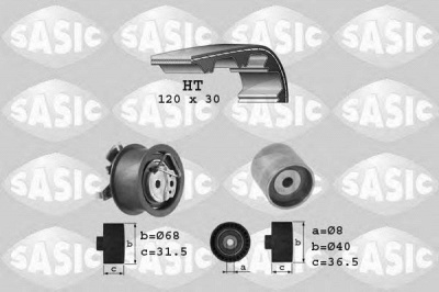 SASIC 1756003 -  Комплект ремня ГРМ