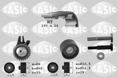 SASIC 1756008 -  Комплект ремня ГРМ