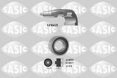 SASIC 1756017 -  Комплект ремня ГРМ