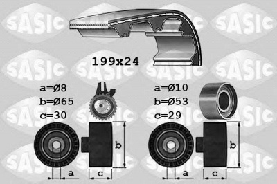 SASIC 1756028 -  Комплект ремня ГРМ