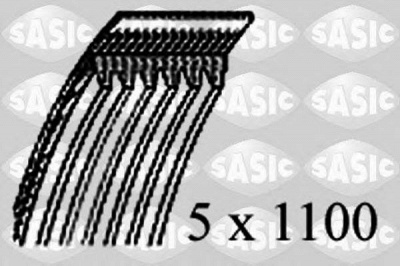 SASIC 1770045 -  Поликлиновой ремень