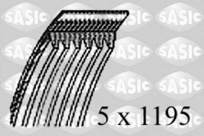 SASIC 1770055 -  Поликлиновой ремень