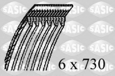 SASIC 1770063 -  Поликлиновой ремень