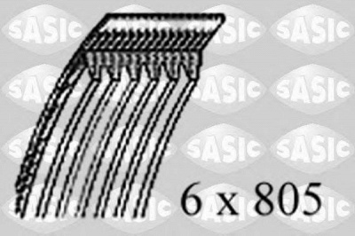 SASIC 1770066 -  Поликлиновой ремень