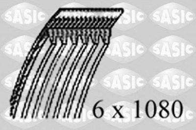 SASIC 1770086 -  Поликлиновой ремень