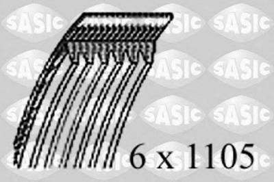 SASIC 1770088 -  Поликлиновой ремень