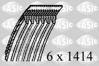 SASIC 1774039 -  Поликлиновой ремень