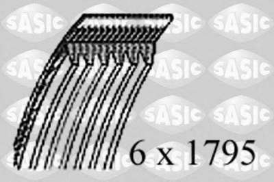 SASIC 1774048 -  Поликлиновой ремень