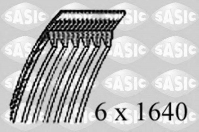 SASIC 1774050 -  Поликлиновой ремень