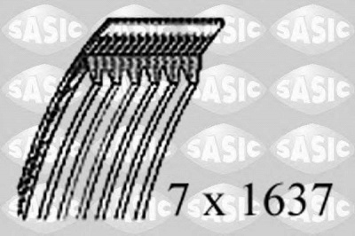 SASIC 1774059 -  Поликлиновой ремень
